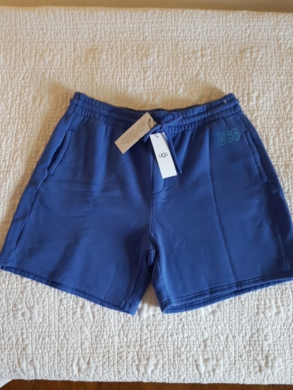 UGG Cobalt Blue Drawstring Lounge Shorts